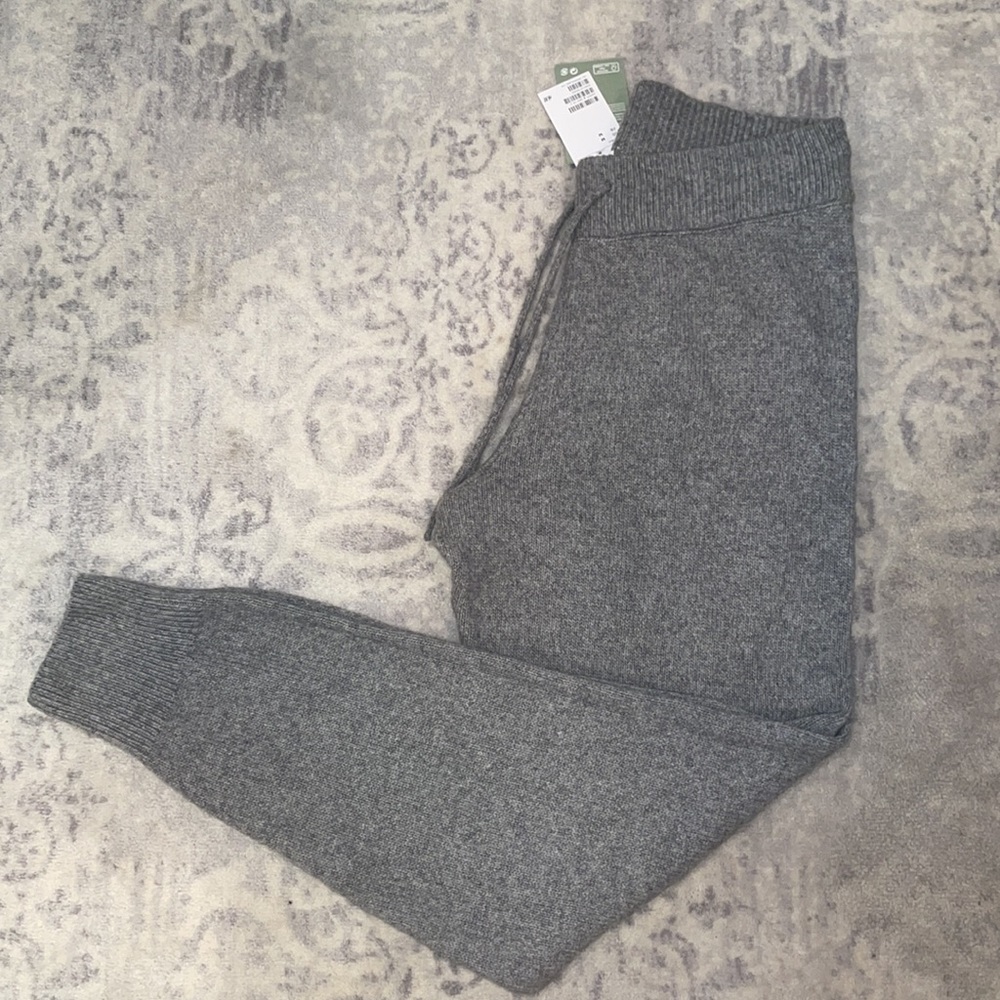 Knit joggers grey